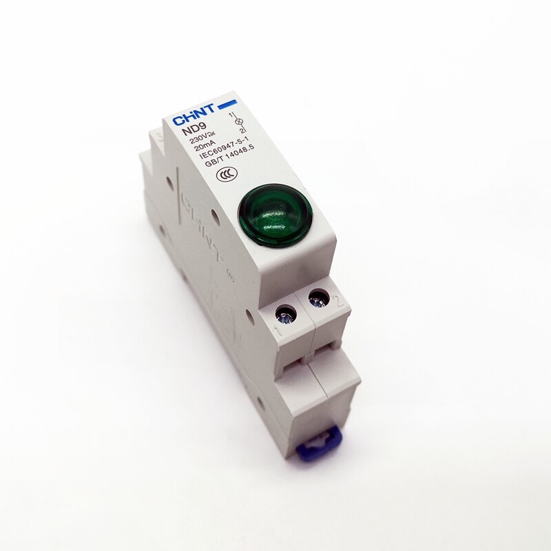 CHINTCHINT DIN Rail Mount Indicator Light ND9 Series LED Lamp AC DC230V 24V