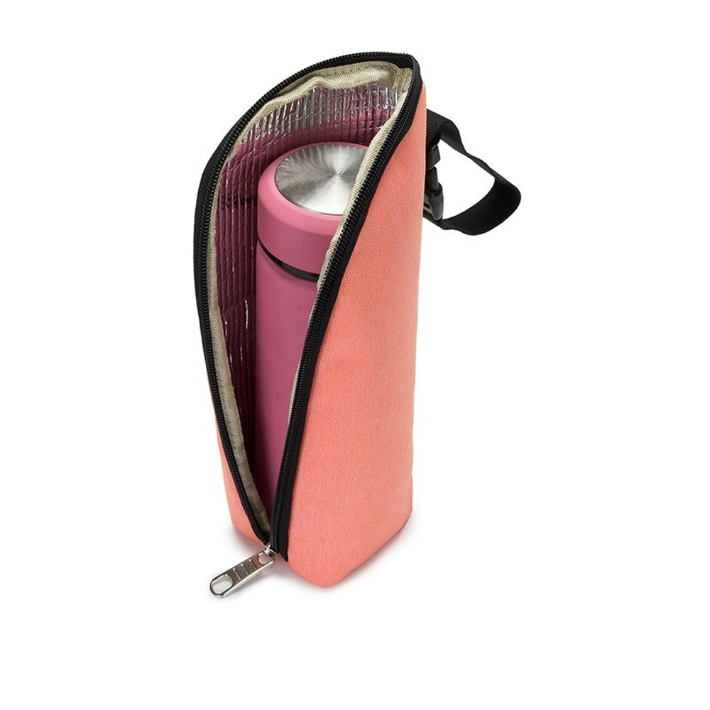Bolsa aislante para biberón de bebé, Bolsa térmica para biberón, termo para biberón: Naranja