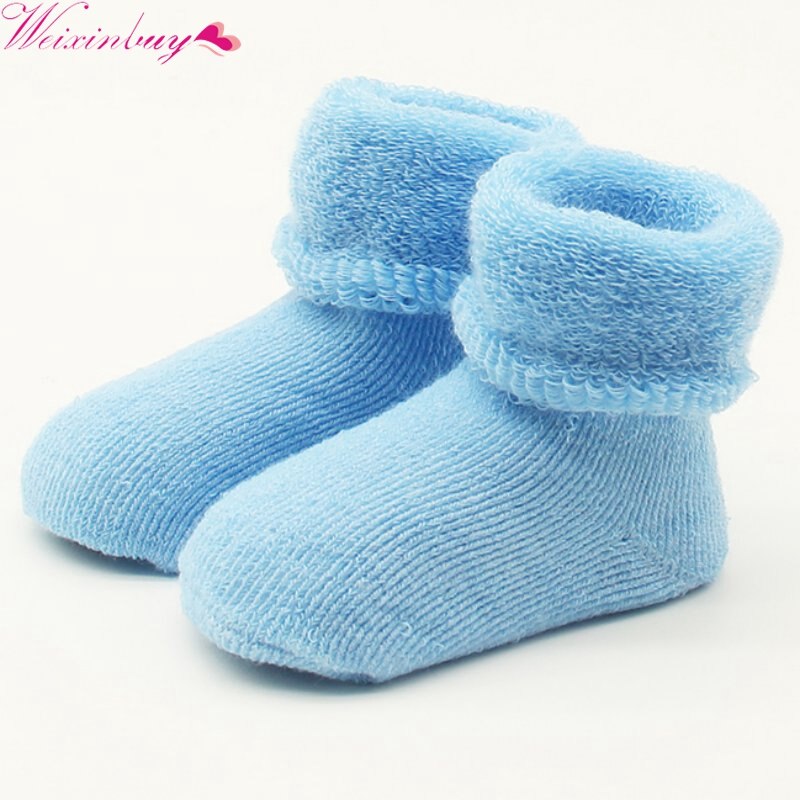Bebé niñas niños recién nacido bebé invierno botas calientes niños pequeños calcetines de algodón suave botines zapatos de cuna 13