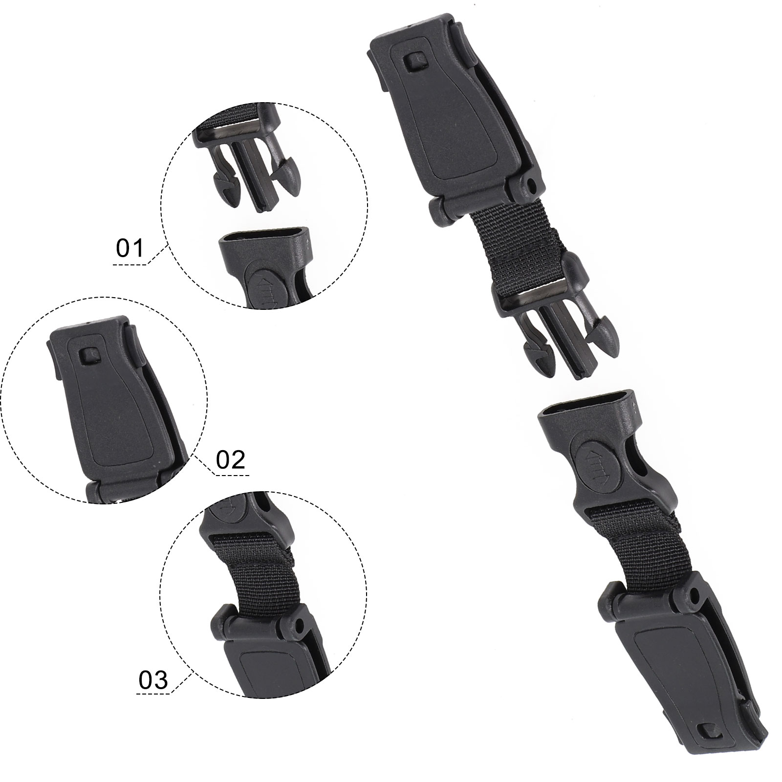 Niezawodny klips na klatkę piersiową do fotelików samochodowych dla dzieci Zapewnij bezpieczeństwo swojego dziecka dzięki łatwej w użyciu klamrze Materiał najwyższej jakości zapewniający trwałość