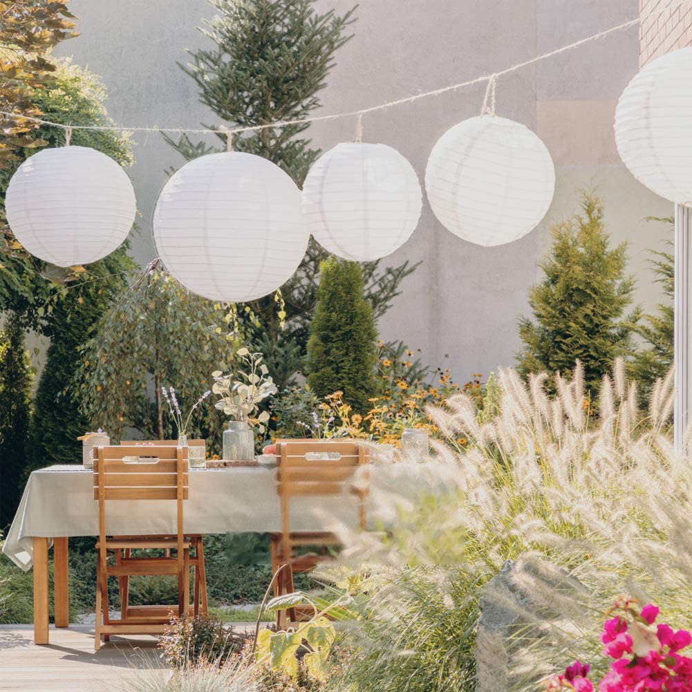 Lanterne di Carta cinesi Matrimonio All'aperto di Fidanzamento Festa di Compleanno FAI DA TE Luce Della Lampada Decorativa Borsette Palle