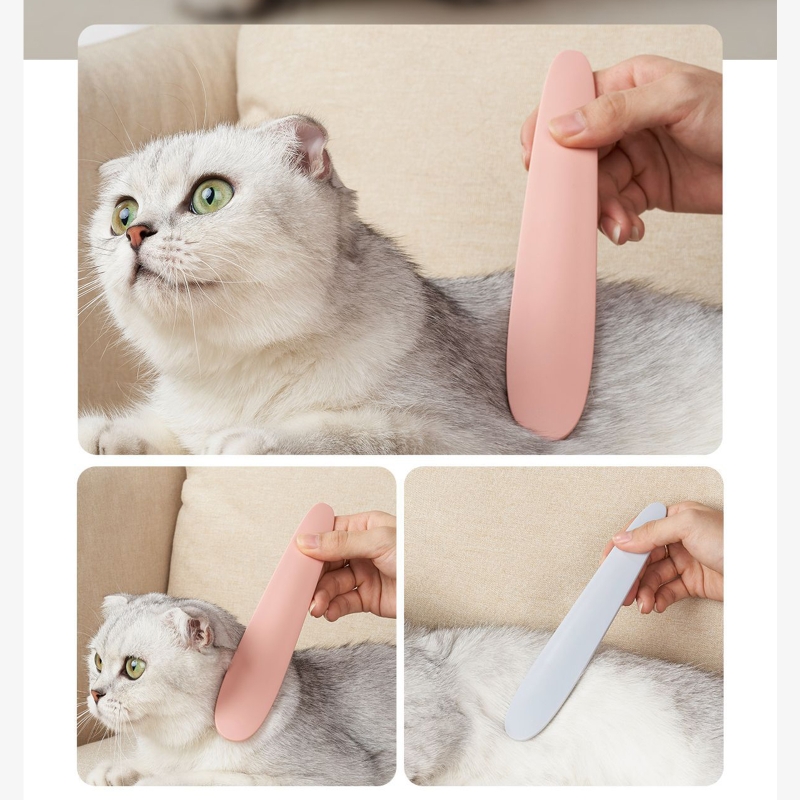 Slim Cat Tongue Brush Licking Brush Silicone Massage Brush Pet Grooming Brush Supplies Simulated Cat Tongue Brush Groomer