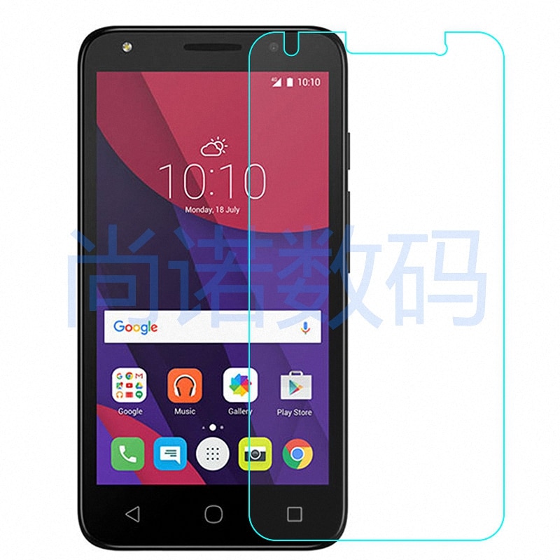 Til alcatel pixi 4 5 3g 4g ot 5010d 5045d 5045x 5.0- tommer hærdet glas skærmbeskytter film glas beskyttelsesfilm