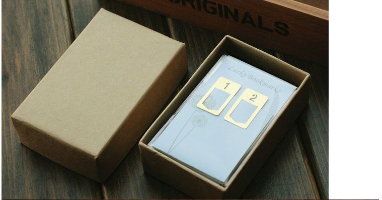 12 pcs/lot livre numérique en laiton carnet de voyage 12 en boîte