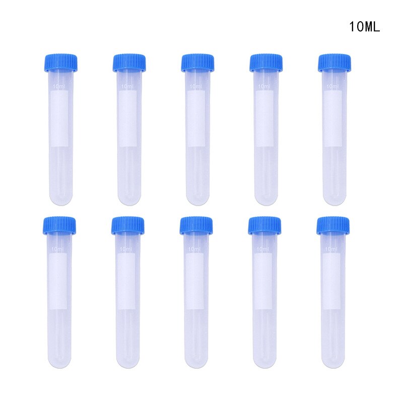 10x Transparent Knitting Sewing Felting Needle Plastic Bottle Storage Container