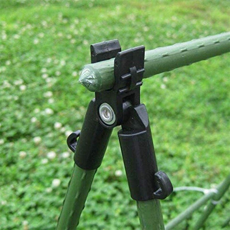 Tige de Support de plante Durable pour serre fixe, 15 pièces, accessoires de pilier d'auvent de 11mm, poteau de filet de pare-soleil