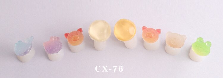 8pcs/lot Nail Silicone Finger Separator Japanese Fudge Manicure Pedicure Separator Nail Toe Separator Straighteners Care Tool: CX-76