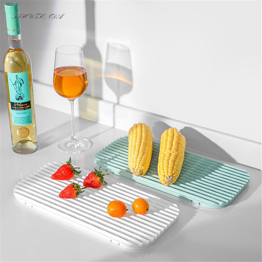Bar Silicone Drain Mat Drying Dishes Pad Heat Resistant Slip-proof Tray Set Massage Mats For Kitchen Dish Mat Deep Grooves Dry
