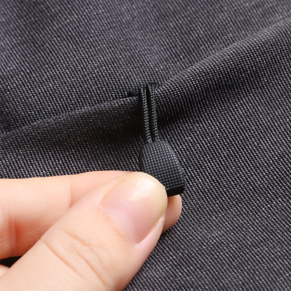 5Pcs/Bag DIY Black Zipper Pull Puller End Fit Rope Tag Fixer Zip Cord Tab Replacement Clip Broken Buckle Travel Bag Backpack