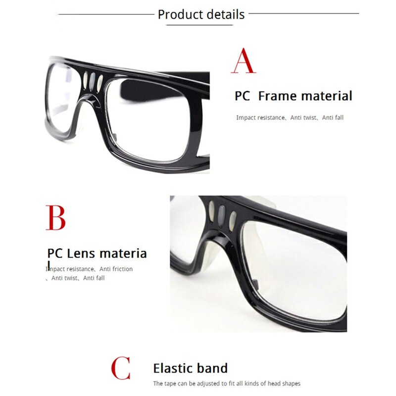 Outdoor Cycling Anti-wind Goggles Adjustable Adult Impact-resistant Glasses For Sports Basketball Football Tennis Glasses