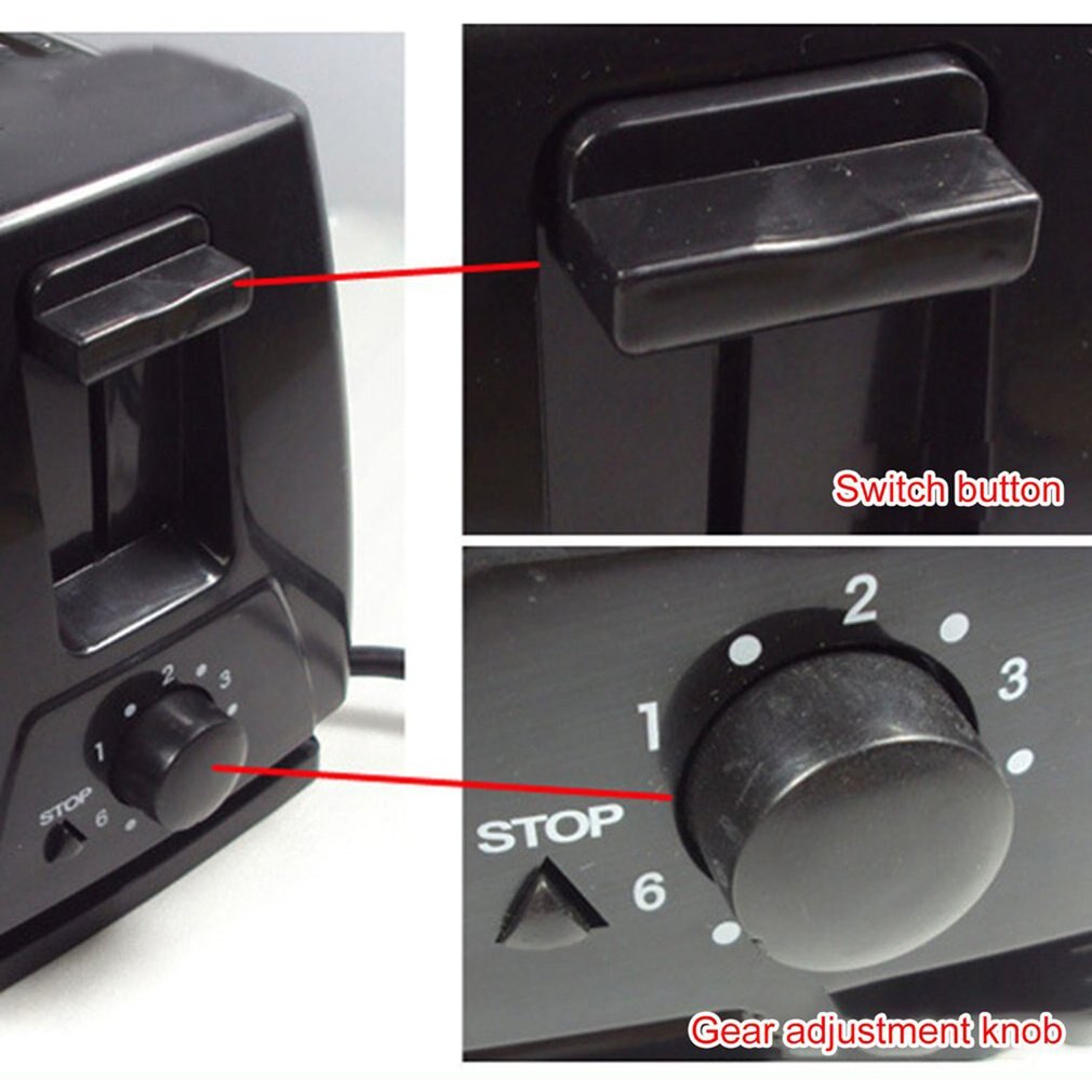1 Stck Sandwich Toaster 4 Scheiben Multi-funktion Frühstück Maschine Toaster Hause Sandwich Toaster Ausrügestochen