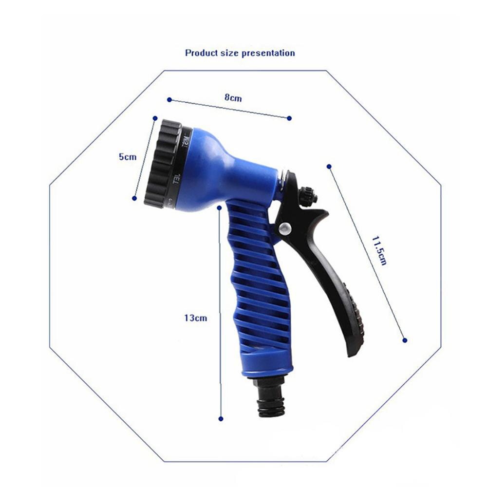 Tuyau d'arrosage Flexible extensible de tuyau d'eau de 25/50/75/100FT arrosant avec le pistolet à arroser le jet de lavage de voiture