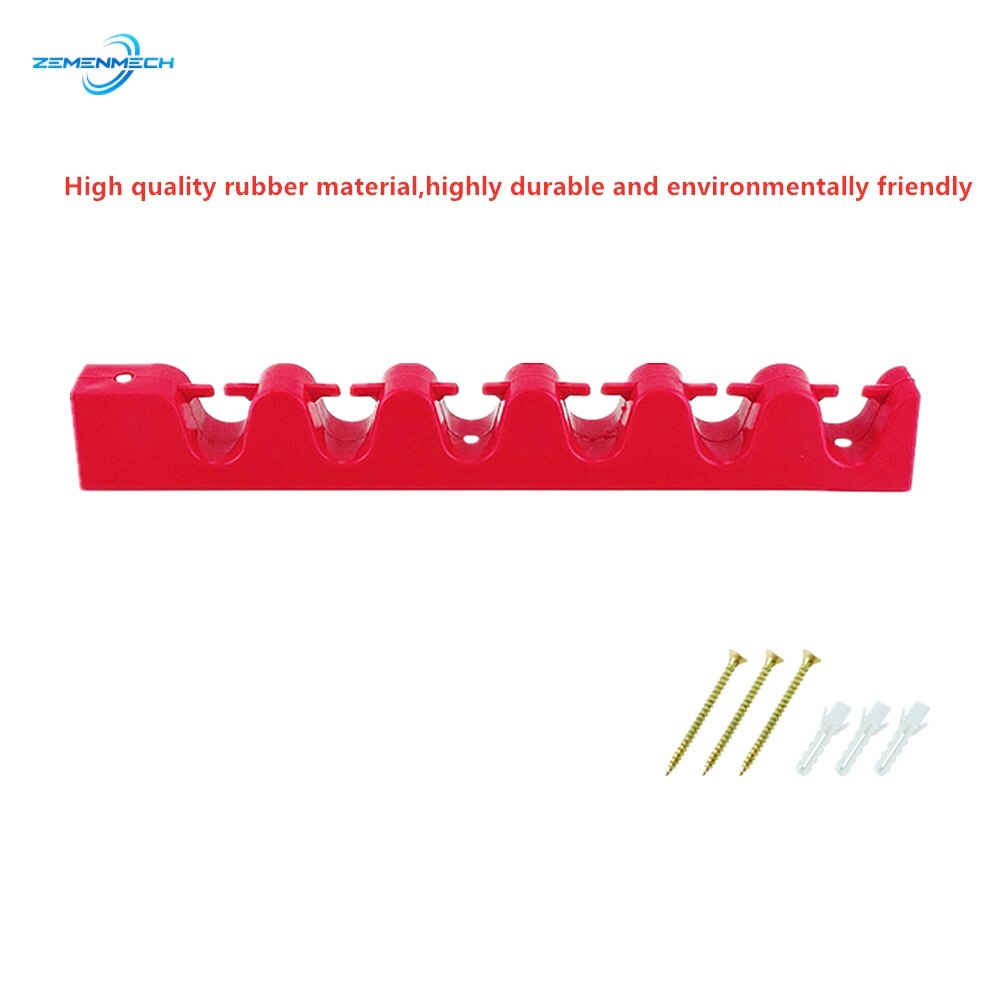 Gummi 6 stang stativ fiskestang holder stativ til fiskestang holder vise stativ feste veggmontert samling lagringsutstyr