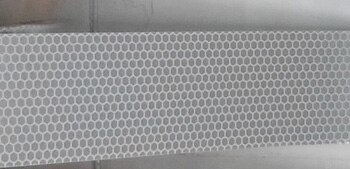Autocollants matériau réfléchissant 5cm x 1m, bande adhésive haute résistance pour voiture, pour camion, autocollants de sécurité, accessoires de moto rouge blanc: 5cmX1m white