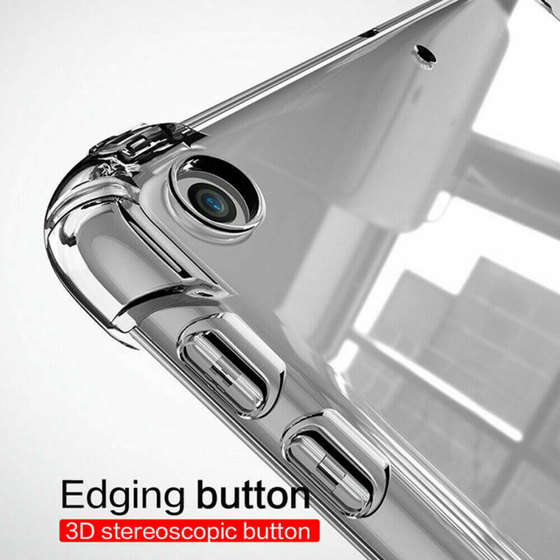 Shockproof Clear Gel Case Cover for iPad 6th Gen 9.7" iPad Mini 1/2/3/4 5 7.9 Air 3 10.5 Air 1 2 Pro: Air 3 10.5