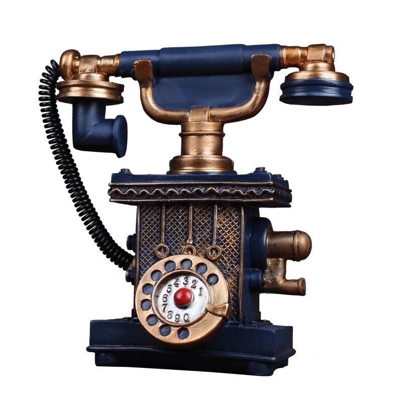 European retro nostalgic old-fashioned telephone model restaurant living room home cafe bar shop decoration ornaments