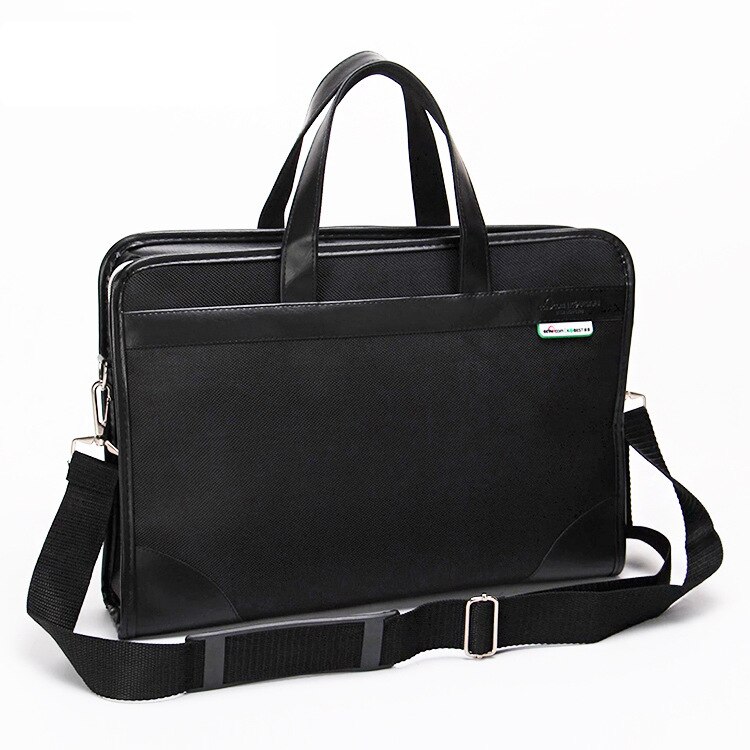 Leather Portable Oxford Cloth Document Package Transaction Package Computer Portable Information Package Sac Bandouliere Homme