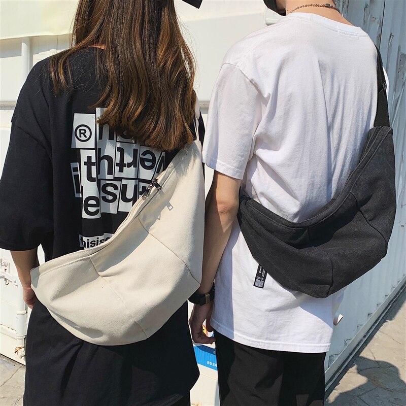 Novo design original moda saco de telefone peito bolsa de ombro & lona grande capacidade crossbody saco largura 54cm altura 27cm