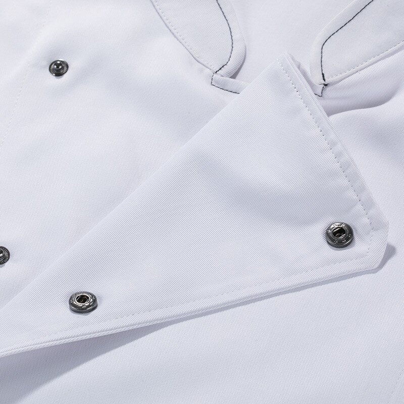 Chef's short-sleeved hotel restaurant kitchen kitchen uniform hotel uniforms after summer wear men's catering uniforms
