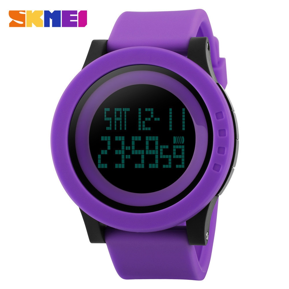 SKMEI décontracté femmes montres Sport montres LED étanche montre numérique femmes montres femme montre-bracelet Sport