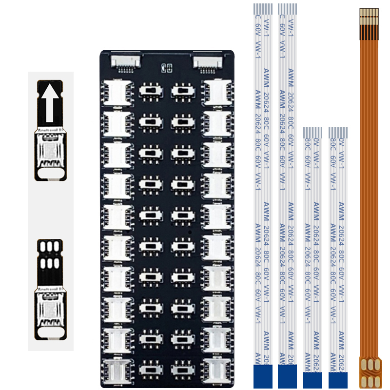 Cambiador de tarjetas Dispositivo multitarjeta Ranura para tarjeta externa Android Apple Universal 20 Expansión Tarjeta Sim para teléfono móvil de gran capacidad: Plata