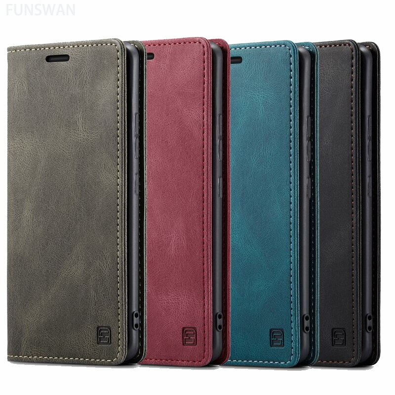 Funda de cuero para samsung Galaxy S22 Ultra Plus, carcasa trasera de silicona con tapa magnética, billetera de lujo para teléfono Samsung S 22 Plus