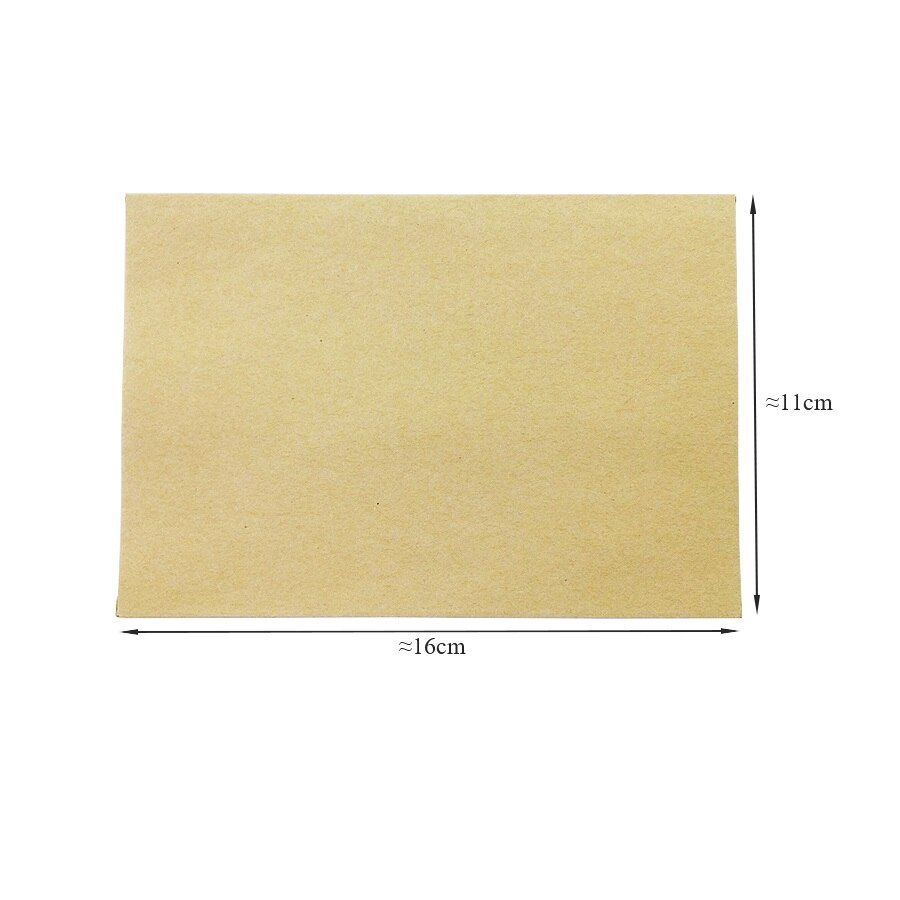 100 PCS/lot simple Kraft papier enveloppe 160*110mm mariage enveloppes fenêtre carte enveloppe