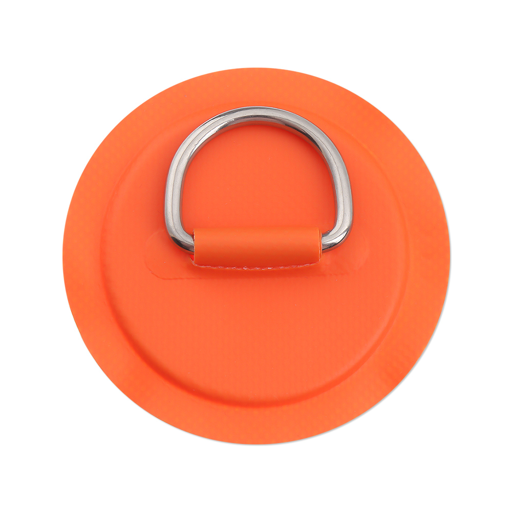 Almohadilla de anillo redondo de PVC para tabla de surf, aparejo de cubierta de barco, Sup D, accesorios de parche de cuerda elástica, 1/4 piezas