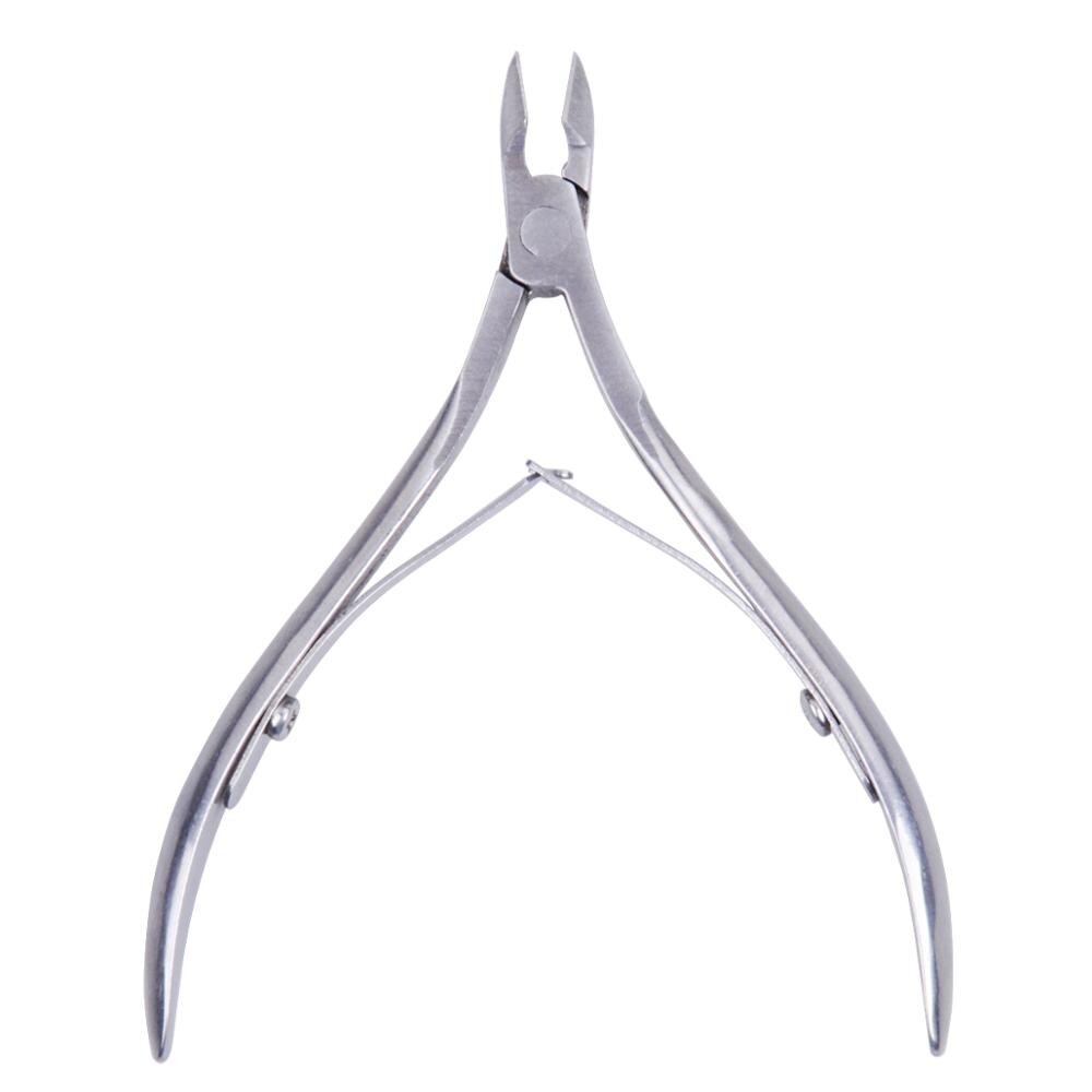 Sliver nagelriem nagelkunst roestvrijstalen knipper manicure tang snijgereedschap voor stijl