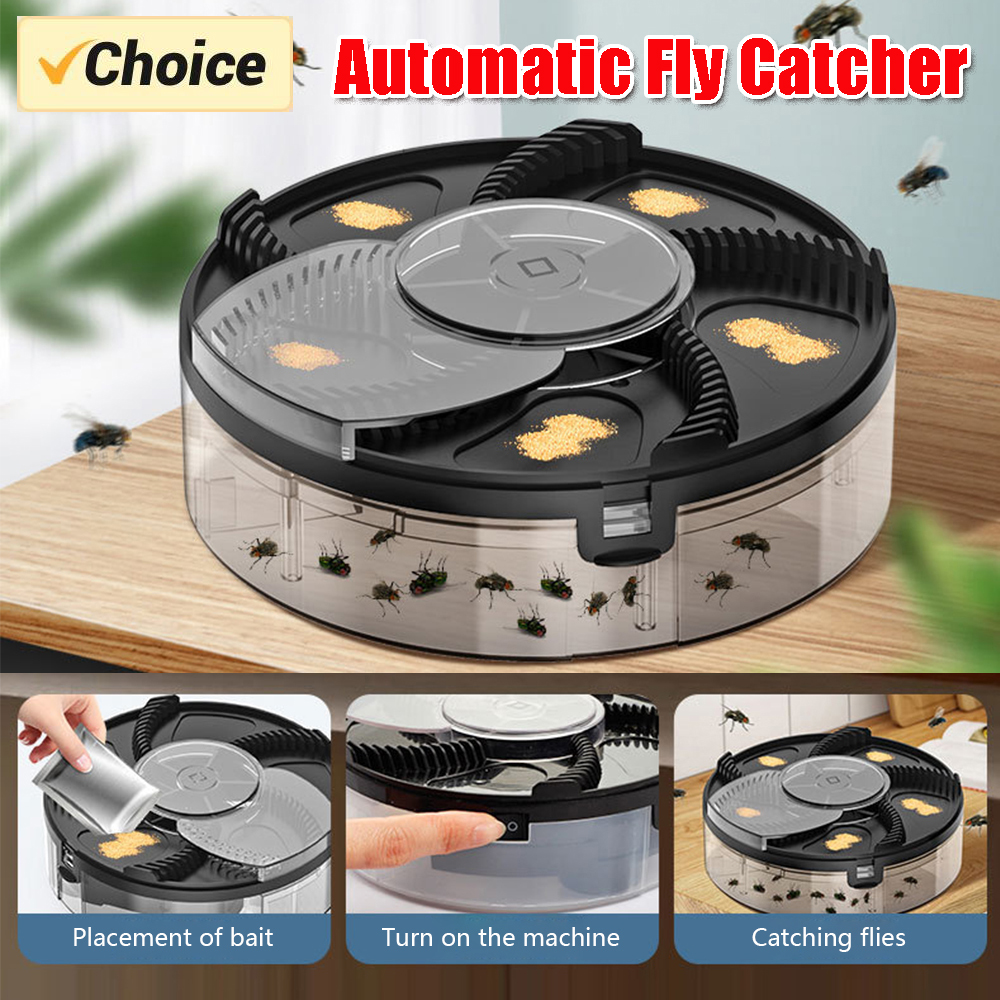 Electric Pest Killer USB Insect Pest Catcher Pest Reject Control Repeller Fly Trap Automatic Flycatcher Indoor Outdoor