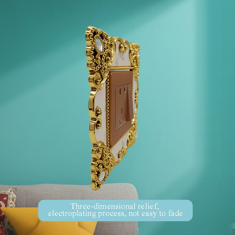 switch cover protection switch decorative stickers square switch wall lamp socket stickers decorative switch sticke