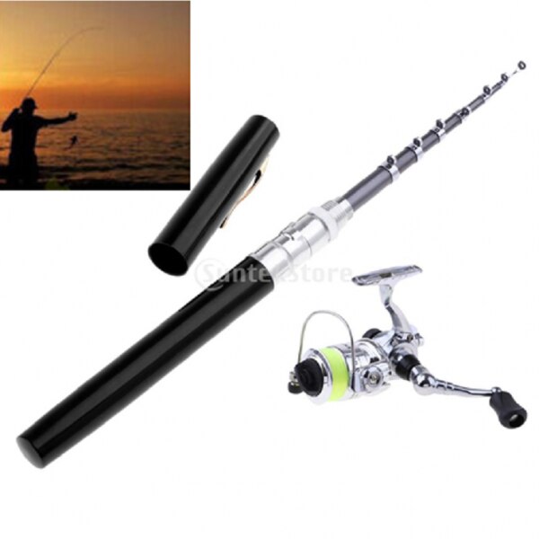 Pen Pocket Fishing Rod and Reel Line Combos Travel Portable Fishing Rod Kits