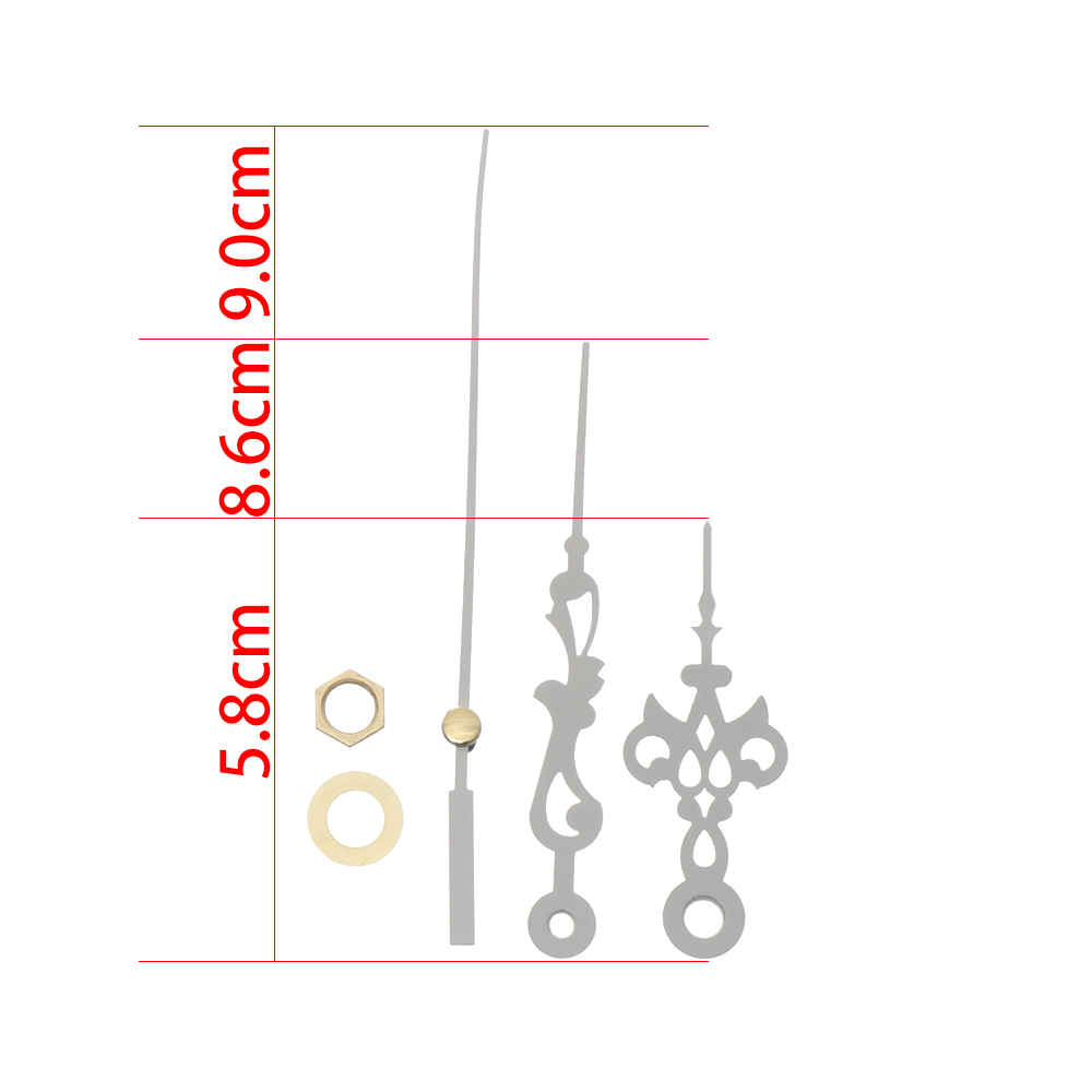 1 Set Stille Scannen Uurwerk Handmatige Diy Handwerk Beweging Bel Accessoires Wandklok Beweging Home Decor