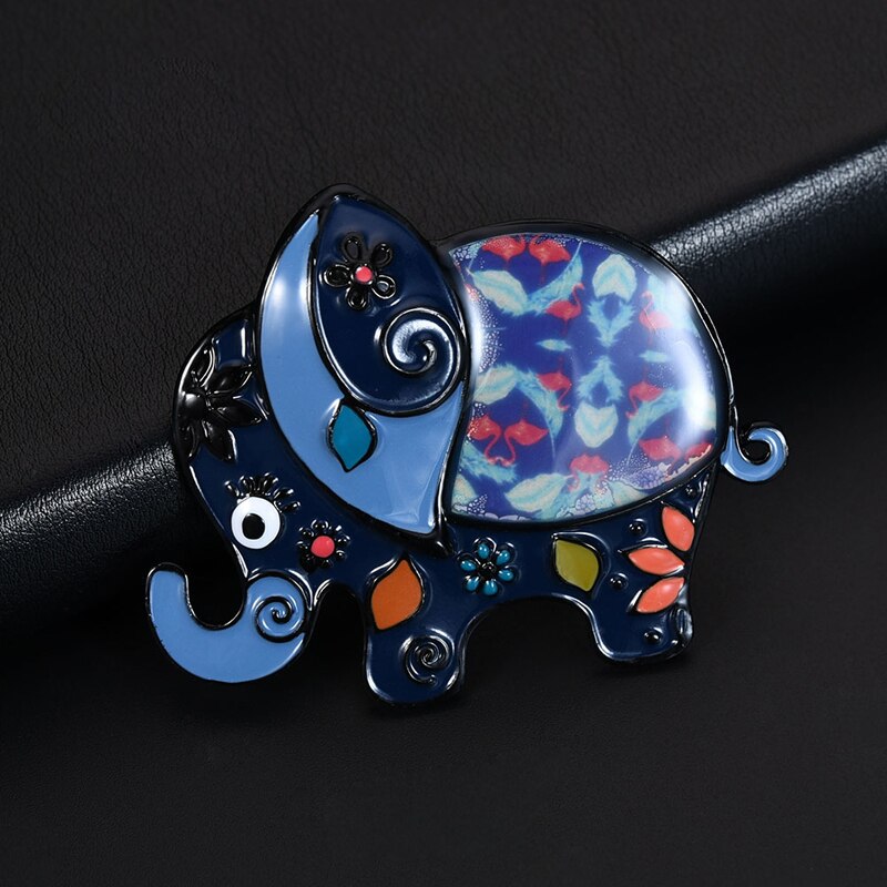 D & Rui Sieraden Kleurrijke Lucky Olifant Pins & Broches Vrouwen Mannen Emaille Dier Mooie Pins Broche beste