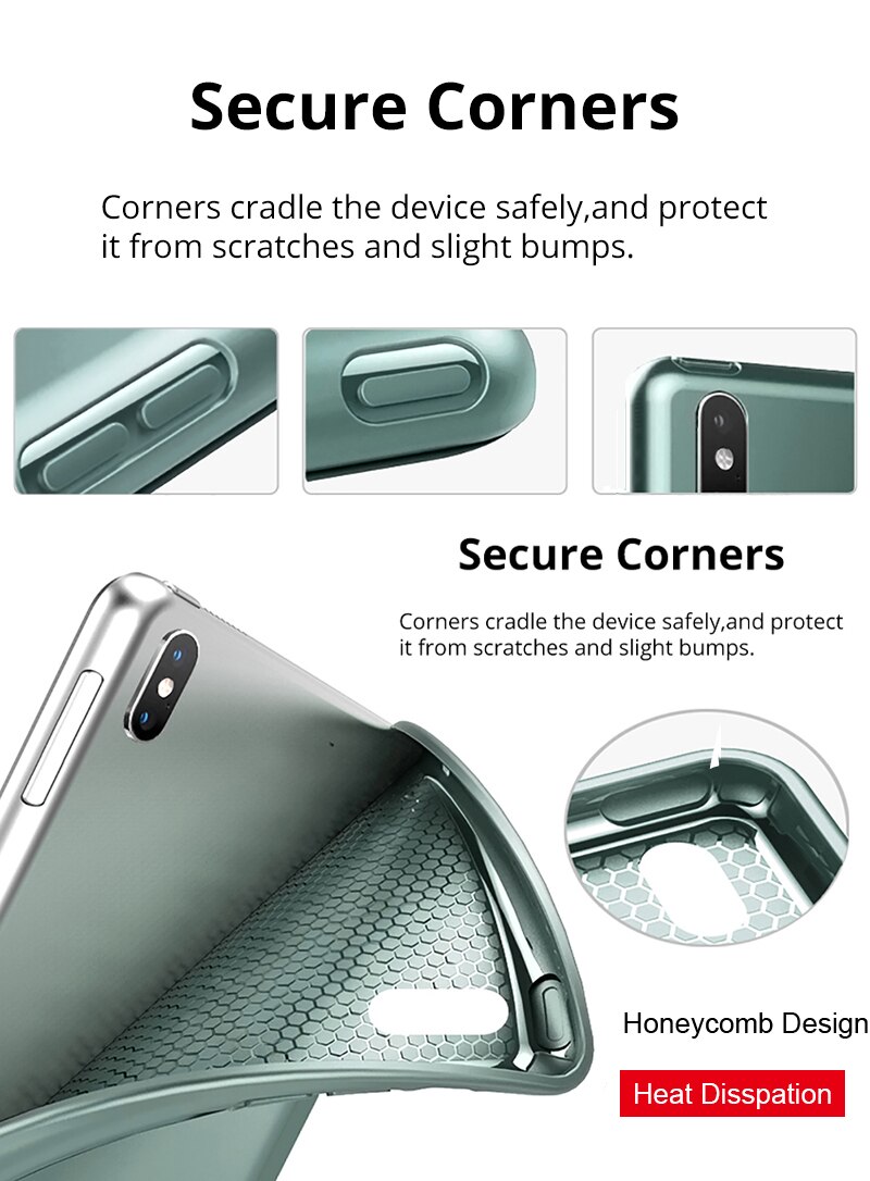 Tablet soft Case For Huawei MatePad T10S 10.1"AGS3-L09/AGS3-W09 Silicon Gel Case for MatePad T10 9.7"AGR-L09/AGR-W09 case