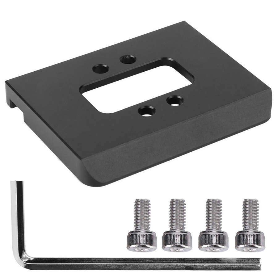 Universal Metal Quick Release Plate Tripod Ballhead Mount Adapter for DSLR Camera Supplies Quick Release Plate