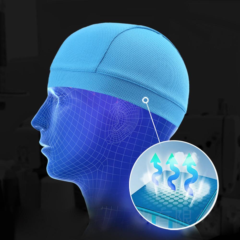 Sombrero de secado rápido para ciclismo, gorra de calavera para moto de hombre, gorra para deportes al aire libre para ciclismo, Calavera