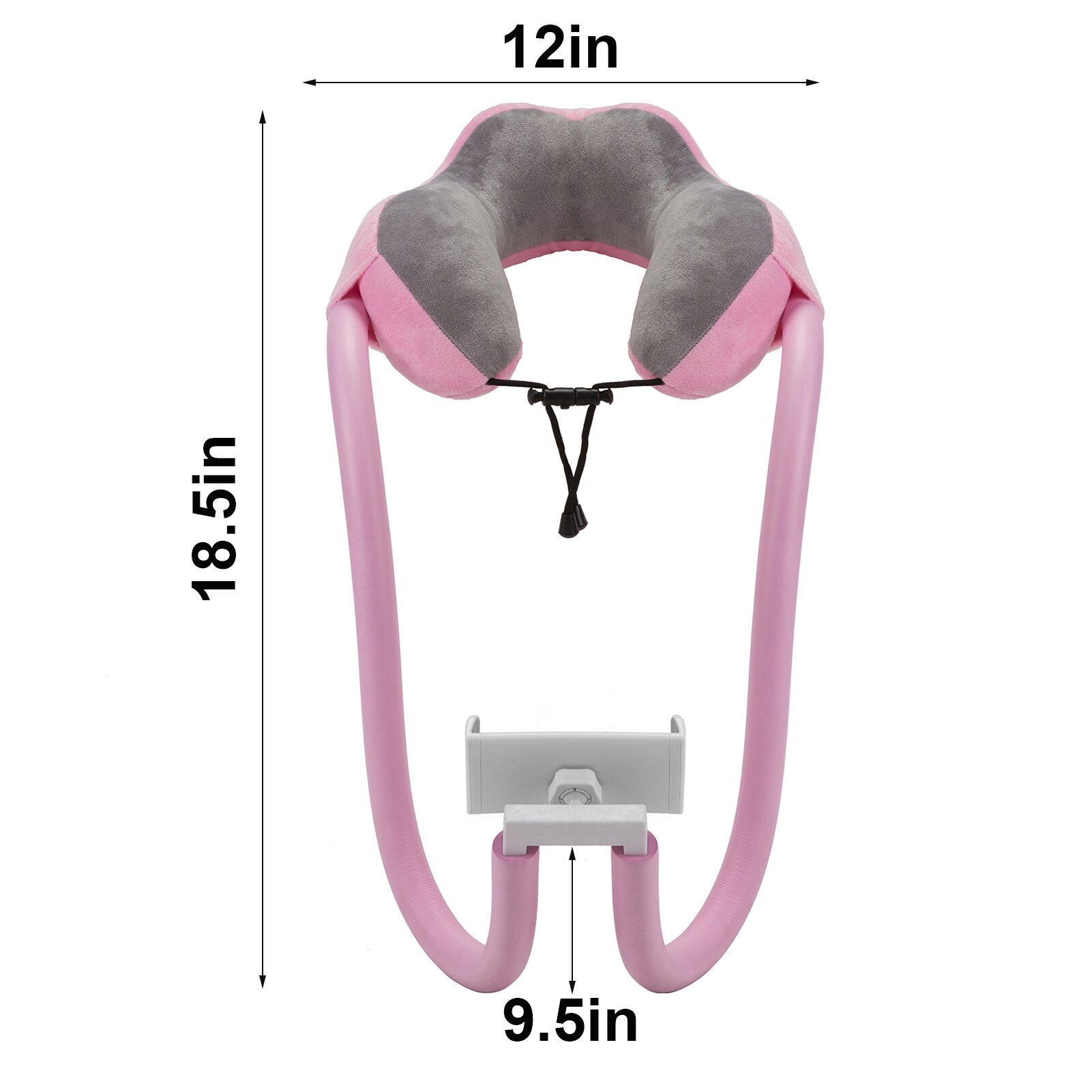 U-shaped Pillow With Mobile Phone Holder Lazy Support Nap Pillow Memory Foam Cervical Spine Neck Pillow Tablet Computer Stands