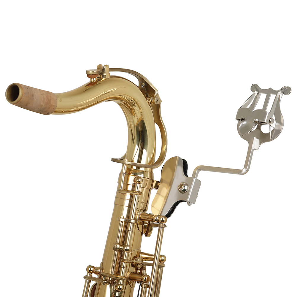 Universele Draagbare Metalen Plaat Wind Muziek Clip Stand Clamp-On Bevestiging Holdertrumpet Trombone Clamp-On Muziekinstrument Accessor