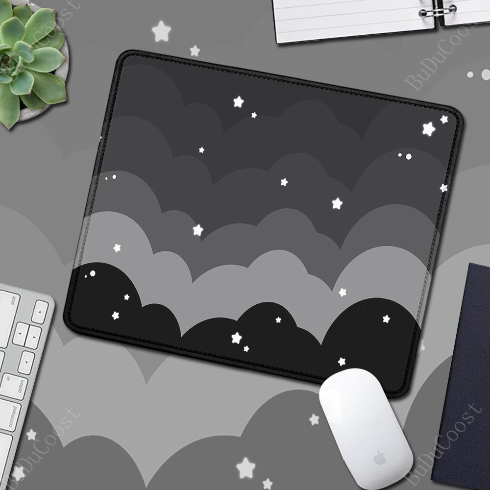 XS Bureaukleed Kawaii Roze Wolk Schattig Tafelkussen Gaming Kleine Muismatten Rubberen Toetsenbordmatten 18x22cm Antislip Beste keuze Muizen Pad