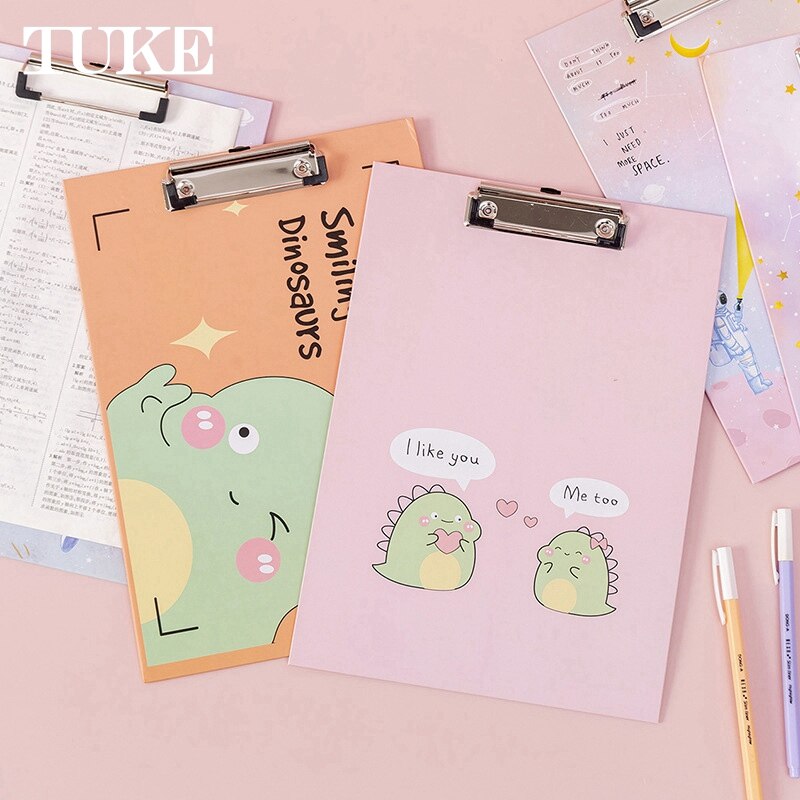 A4 Clipboard File Folder Clip Hard Paper Writing Sheet Pad Memo Clip Board Office Accessories Kawaii Stationery School Supplies