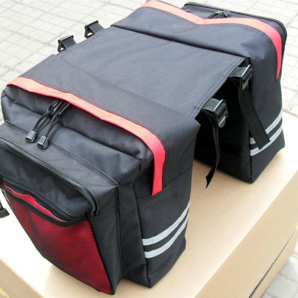 Terrengsykkel sykkel koffertposer sykling dobbel sete stativ fôrbagasje baksidebærer halepakke  w7 z 3