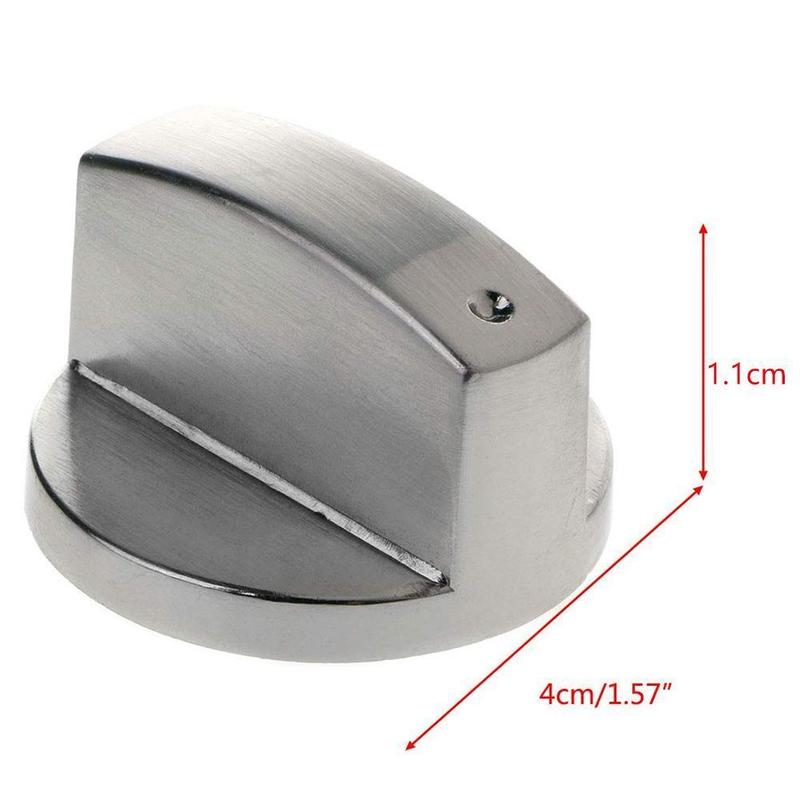 1PC Universal de Metal interruptor giratorio de recambio de manijas 6mm cocina accesorio para Gas Estufa 1 Uds para cocina, perilla de Ov H5W4