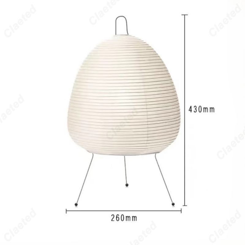Og minimalistisk led-rispapirbordlampe retro boligindretning stue soveværelse spisestue atmosfære dekorativ belysning: Grøn / 16-20w