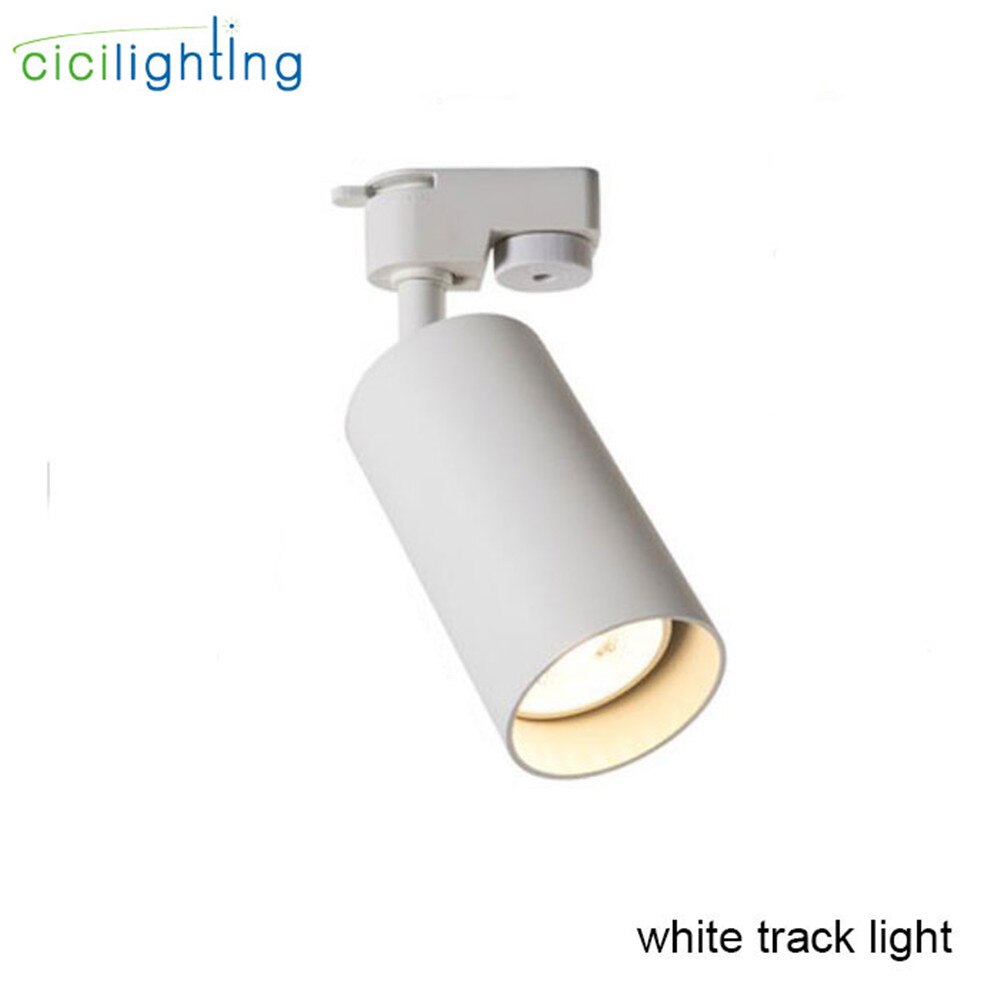Moderne 7W GU10 LED Spoor Spots COB Plafond Lampen zwart wit golden Verstelbare AC85-260V Verlichtingsarmaturen Woonkamer Winkel: white track light / 7W 3000K