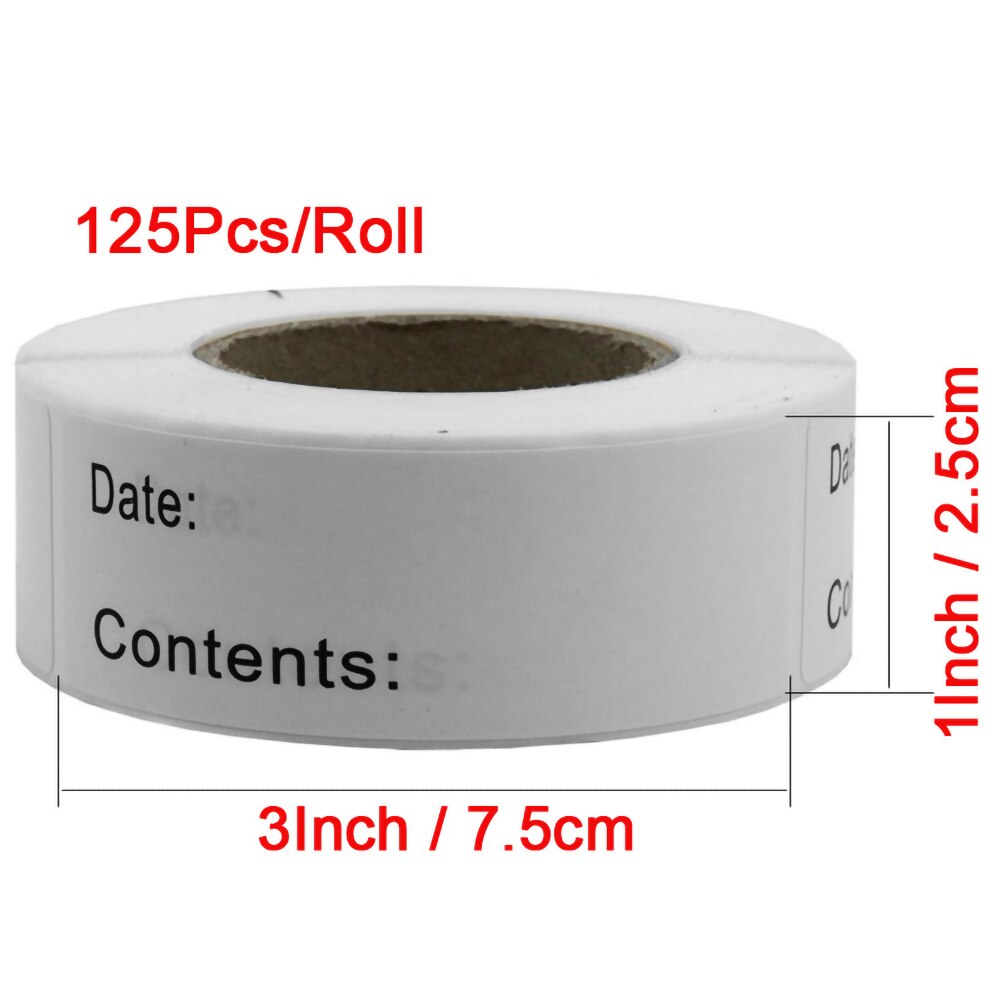 125 Pcs Data and Content Label Non Drying Adhesive... – Grandado