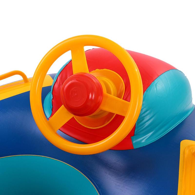 Cartoon Cars Seat PVC Swimming Ring Baby Toddler Inflatable Pool Float Funny Water Aid Trainer Water Fun Toys for Children