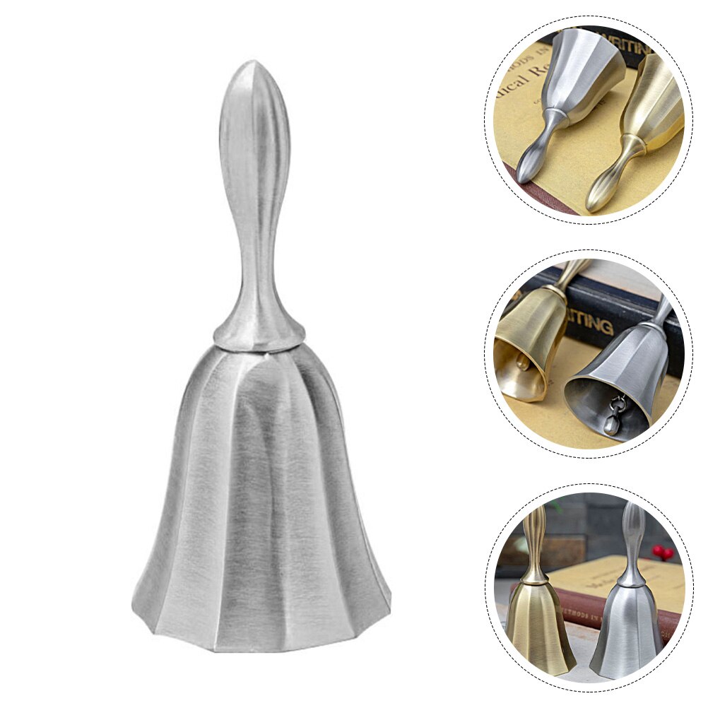 Metal Bell for Bar Restaurant Hand Bell Call Bell Desktop Zinc Alloy Bell