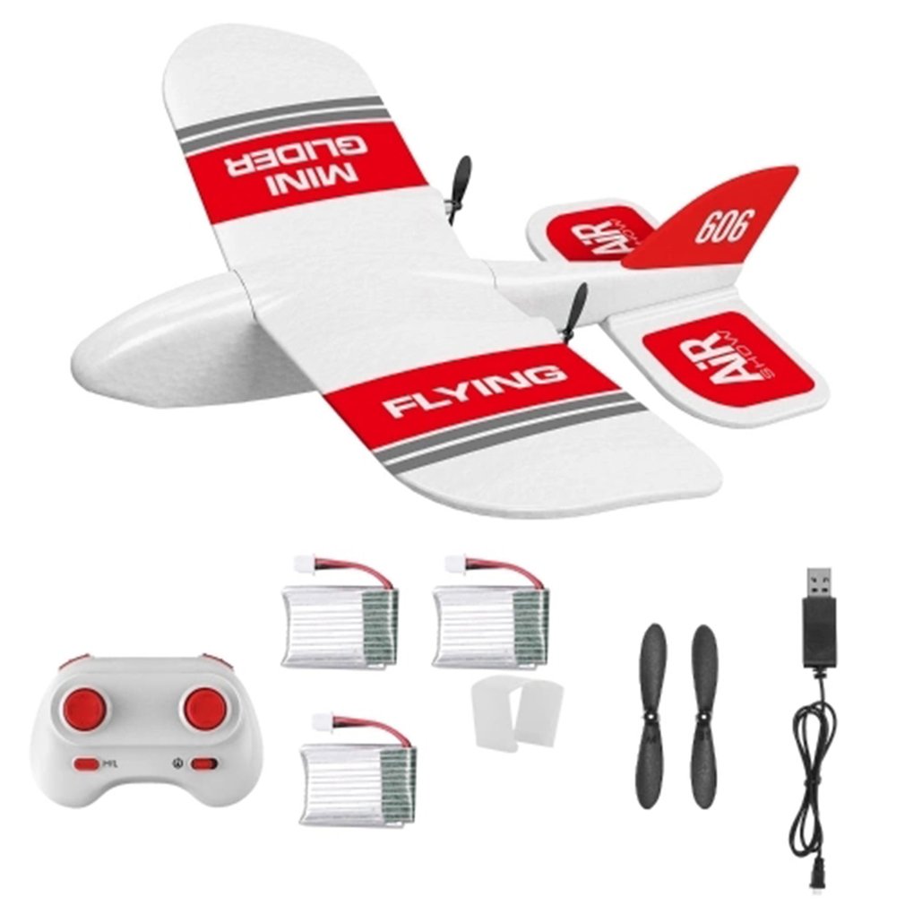 KF606 EPP Foam Glider RC Airplane Flying Aircraft 2.4Ghz 15 Minutes Fligt Time Foam Plane Toys For Kids: Default Title