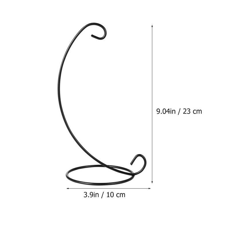 3pcs Ornament Display Stands Air Plant Display Stand Iron Hanging Stand Air Plant Hanging Bottle Iron Hanger Suspension Bracket
